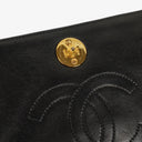 Chanel Classic Full Flap Bag Black Quilted Lambskin 24K Gold-Plated Hardware