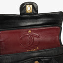 Chanel Vintage Small Classic Double Flap Bag Black Quilted Lambskin 24K Gold-Plated Hardware