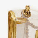 Chanel Vinyl Naked Gold Leather Single Flap Bag