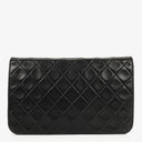Chanel Classic Full Flap Bag Black Quilted Lambskin 24K Gold-Plated Hardware