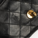 Chanel Vintage Small Classic Double Flap Bag Black Quilted Lambskin 24K Gold-Plated Hardware