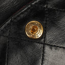 Chanel Vintage Small Classic Double Flap Bag Black Quilted Lambskin 24K Gold-Plated Hardware