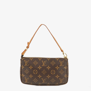 Louis Vuitton Pochette Accessoires Monogram Canvas Clutch Handbag