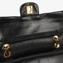 Chanel Vintage Small Classic Double Flap Bag Black Quilted Lambskin 24K Gold-Plated Hardware