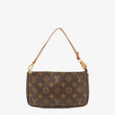 Louis Vuitton Pochette Accessoires Monogram Canvas Clutch Handbag