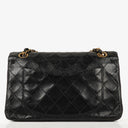 Chanel Vintage Small Classic Double Flap Bag Black Quilted Lambskin 24K Gold-Plated Hardware