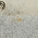 Chanel Silver Quilted Knit Pluto Glitter Medium Flap Bag