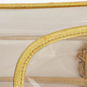 Chanel Vinyl Naked Gold Leather Single Flap Bag