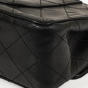 Chanel Vintage Small Classic Double Flap Bag Black Quilted Lambskin 24K Gold-Plated Hardware