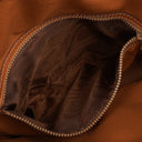 Celine Vintage Macadam Triomphe Brown Drawstring Bucket Bag