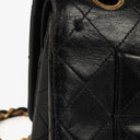 Chanel Vintage Small Classic Double Flap Bag Black Quilted Lambskin 24K Gold-Plated Hardware