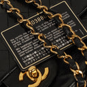 Chanel Vintage Small Classic Double Flap Bag Black Quilted Lambskin 24K Gold-Plated Hardware