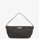 Gucci Brown Baguette Pochette Boat Bag