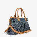 Louis Vuitton Neo Cabby MM Monogram Blue Denim Bag