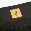 Chanel Classic Full Flap Bag Black Quilted Lambskin 24K Gold-Plated Hardware