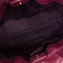 Miu Miu Vitello Dark Pink Satchel Bag