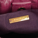 Miu Miu Vitello Dark Pink Satchel Bag