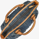 Louis Vuitton Neo Cabby MM Monogram Blue Denim Bag
