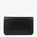 Chanel Classic Full Flap Bag Black Quilted Lambskin 24K Gold-Plated Hardware