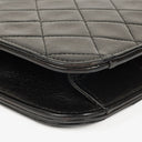 Chanel Classic Full Flap Bag Black Quilted Lambskin 24K Gold-Plated Hardware