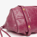 Miu Miu Vitello Dark Pink Satchel Bag