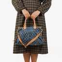 Louis Vuitton Neo Cabby MM Monogram Blue Denim Bag