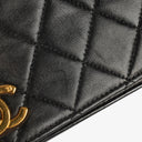 Chanel Classic Full Flap Bag Black Quilted Lambskin 24K Gold-Plated Hardware