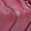Miu Miu Vitello Dark Pink Satchel Bag