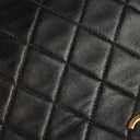 Chanel Classic Full Flap Bag Black Quilted Lambskin 24K Gold-Plated Hardware