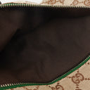 Gucci GG Multicolour Beige/Green Monogram Canvas Belt Bag