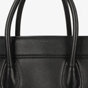 Celine Medium Luggage Black Leather Handbag