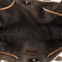 Gucci Brown Monogram Drawstring Bag