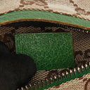 Gucci GG Multicolour Beige/Green Monogram Canvas Belt Bag
