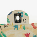 Chanel Vintage Classic Floral Print Quilted Canvas Single Flap Bag