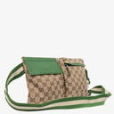 Gucci GG Multicolour Beige/Green Monogram Canvas Belt Bag