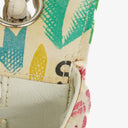 Chanel Vintage Classic Floral Print Quilted Canvas Single Flap Bag