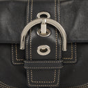 Coach Soho Black Leather Shoulder Bag