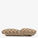 Gucci GG Multicolour Beige/Green Monogram Canvas Belt Bag