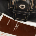 Coach Soho Black Leather Shoulder Bag