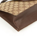 Gucci Brown Monogram Drawstring Bag