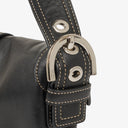 Coach Soho Black Leather Shoulder Bag