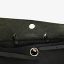 Hermes Herbag Canvas Vache Hunter Black MM 2 In 1 Bag