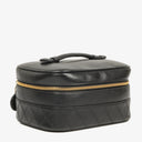 Chanel Black Leather Vanity Case