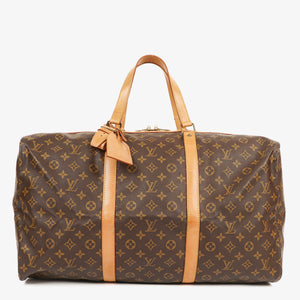 Louis Vuitton Sac Souple 55 Monogram Canvas Travel Bag