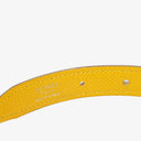 Hermes 19 mm Box Togo Yellow Gold H Belt