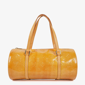 Louis Vuitton Papillon 30 Bedford Yellow Monogram Vernis Leather Bag