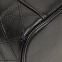 Chanel Black Leather Vanity Case
