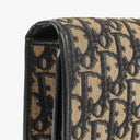 Christian Dior Navy Trotter Clutch