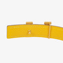 Hermes 19 mm Box Togo Yellow Gold H Belt