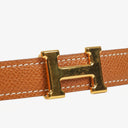 Hermes 19 mm Box Togo Yellow Gold H Belt